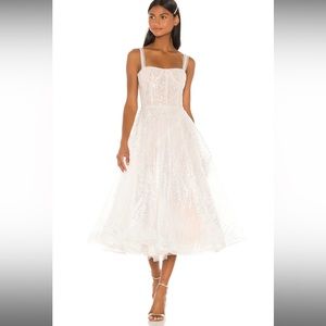 BRONX AND BANCO Mademoiselle Bridal Midi Dress